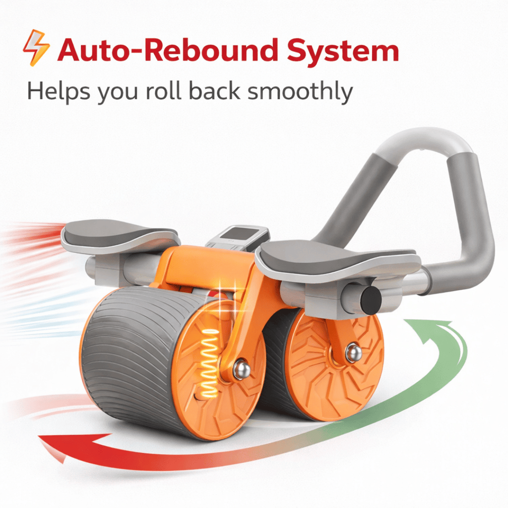 Automatic Rebound Abs Roller