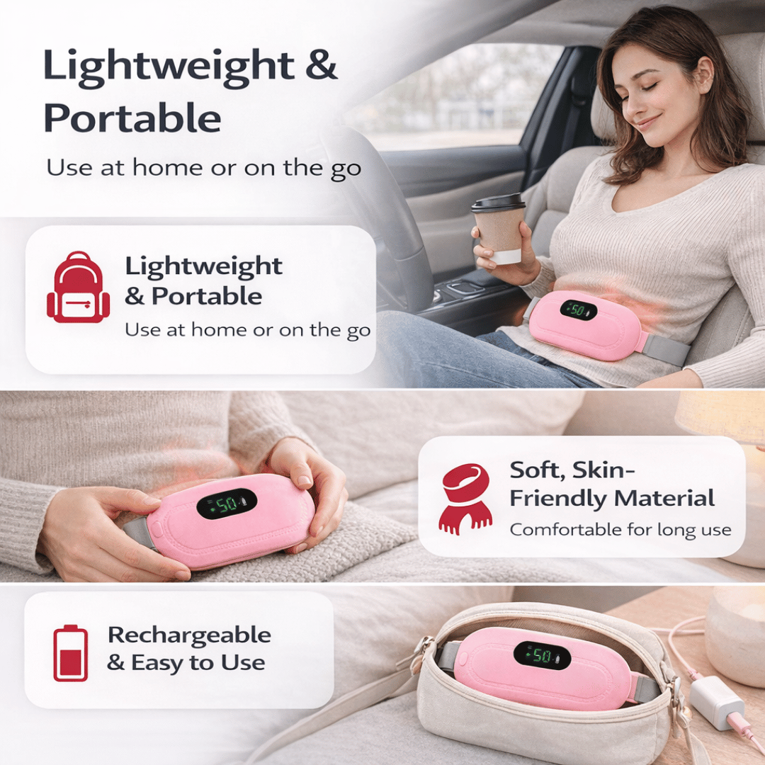 Period Cramp Relief Heating Pad